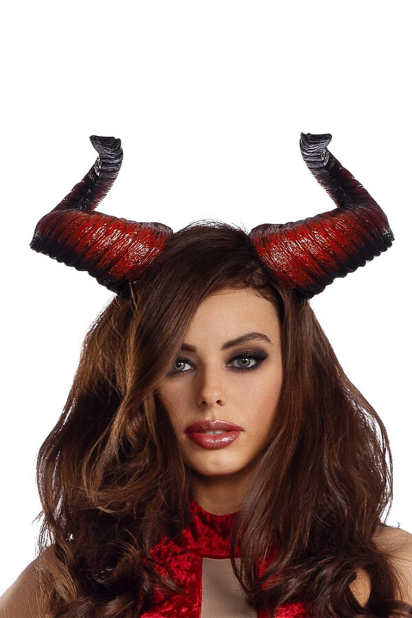 Party King Curved Demon Horns