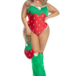 Party King Sassy Strawberry Plus Size Costume