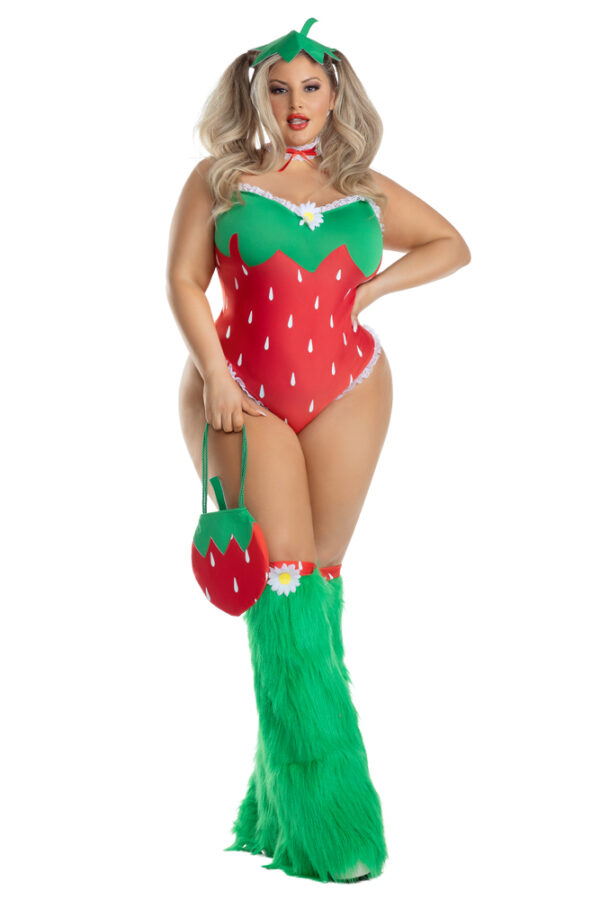 Party King Sassy Strawberry Plus Size Costume