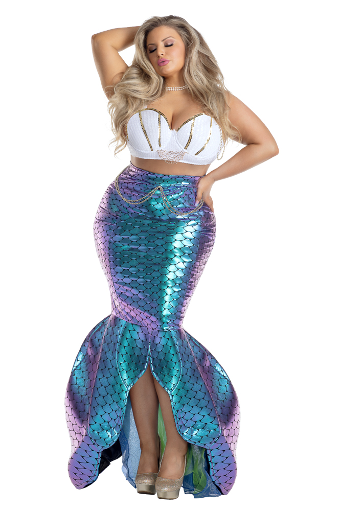 Party King Under the Sea Mermaid Plus Size Costume