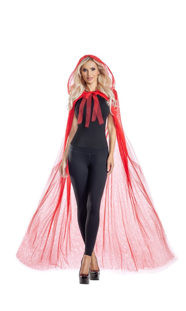 Mesh Cape Red-1
